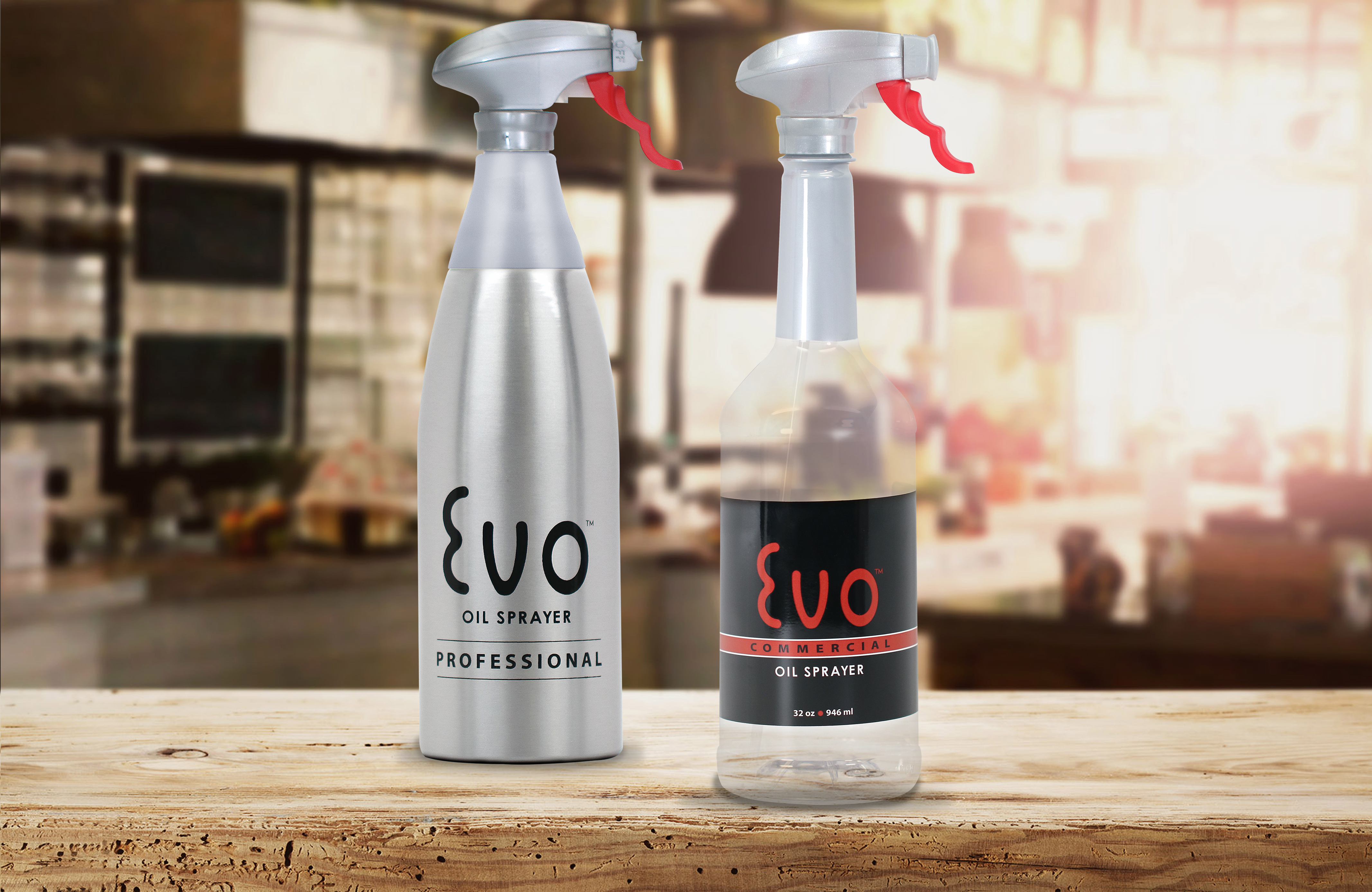 Evo Oil Sprayer 8113BL Bottle 16-Ounce Capacity Blue Non-Aerosol for Olive Cooking Oils 