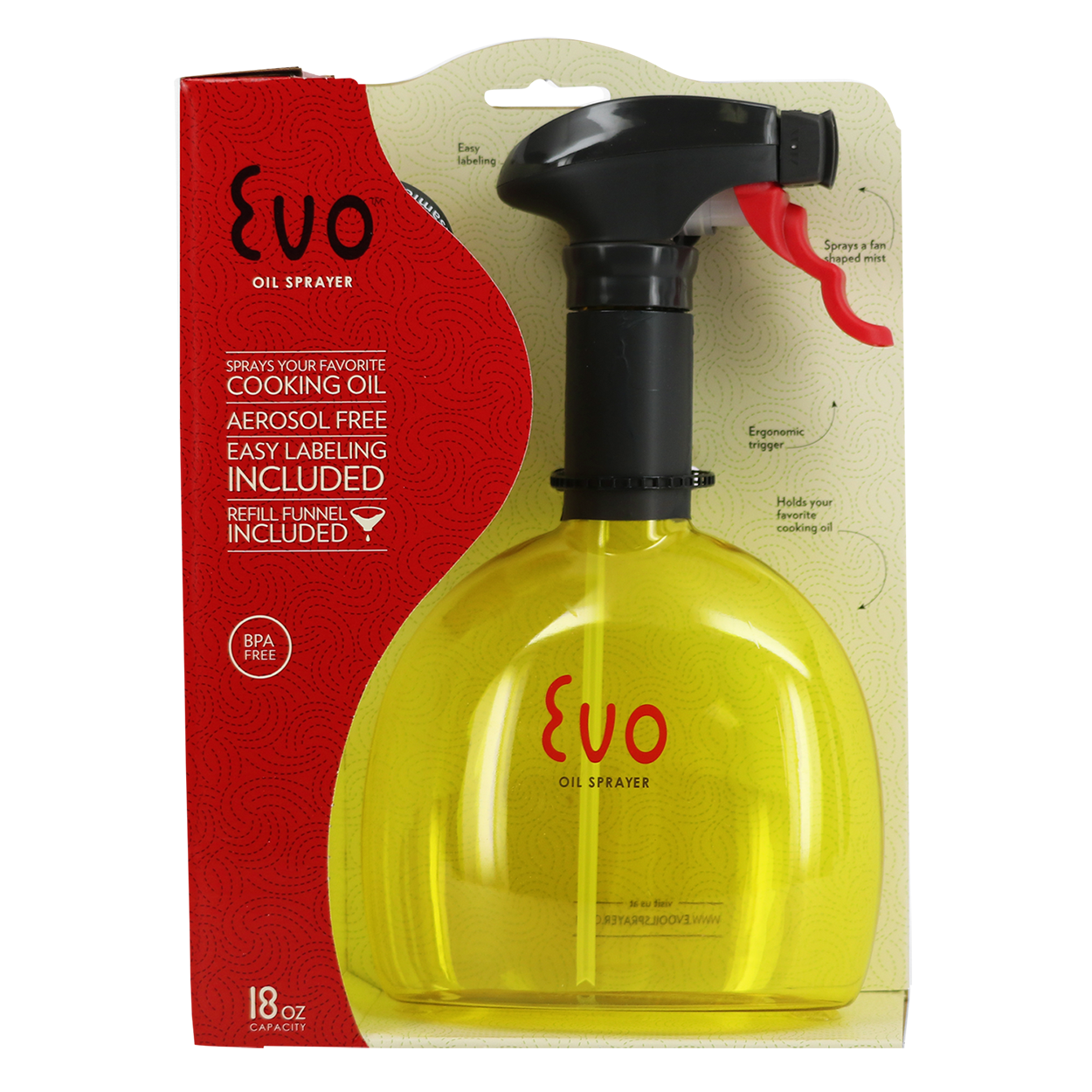 Details about   EVO SET OF 8 OZ.NON AEROSOL OIL TRIGGER SPRAYERS IN GIFT BOXES 3
